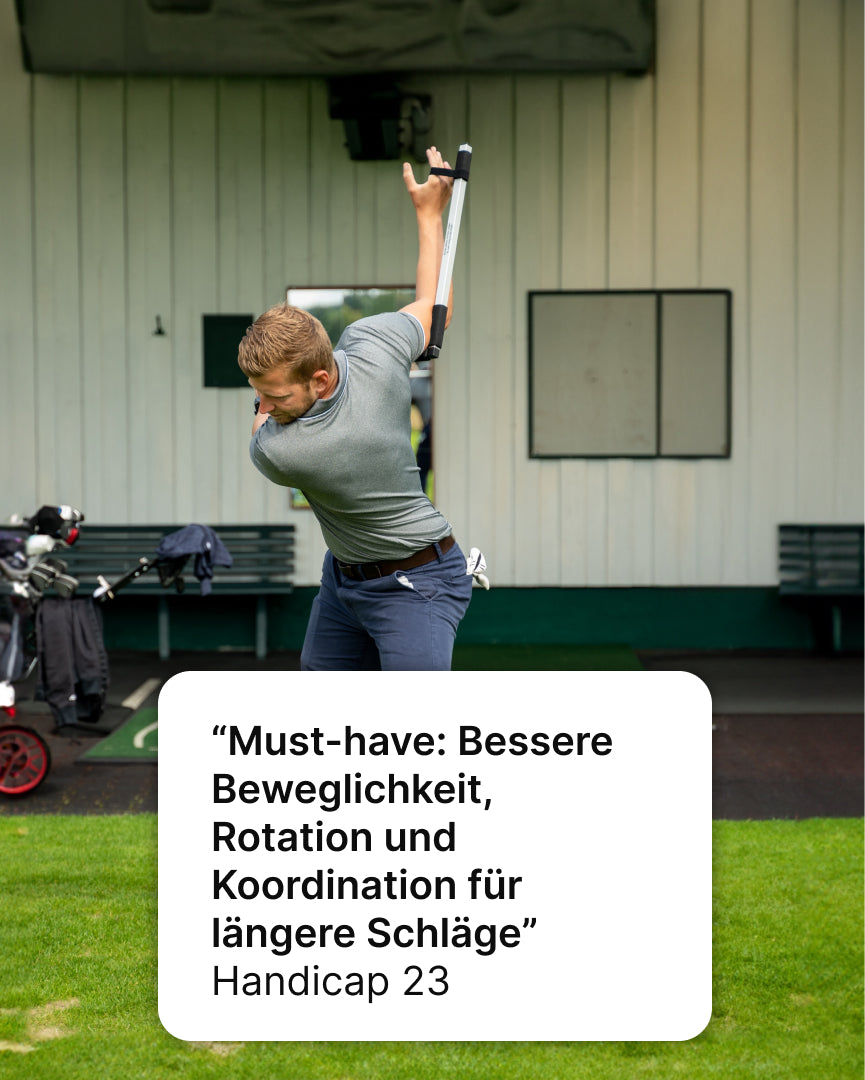 ROTATIX - Golf Schwungtrainer, mehr Beweglichkeit, längere Schläge