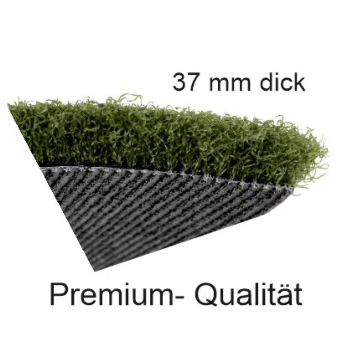 Professional golf tee mat