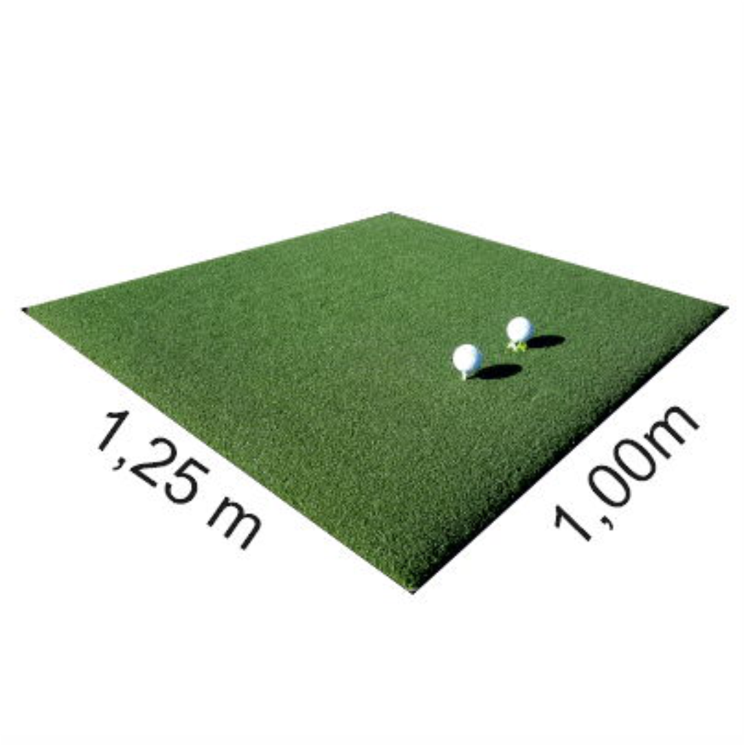 Professional golf tee mat